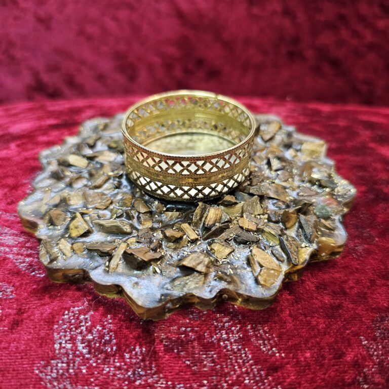 Pyrite Candle Stand