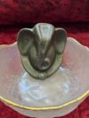 Pyarite Ganesha with Selenite Bowl Combo