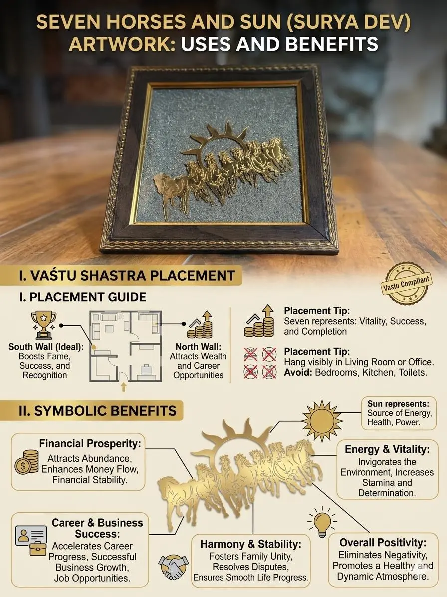 7 Horses Pyrite Frame - Image 2