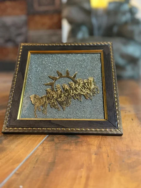 7 Horses Pyrite Frame