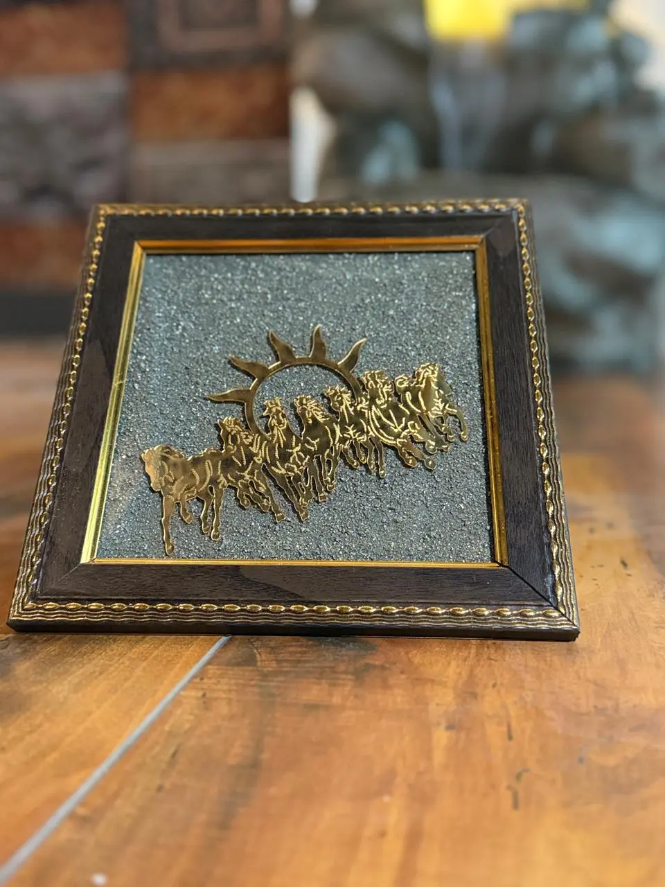 7 Horses Pyrite Frame
