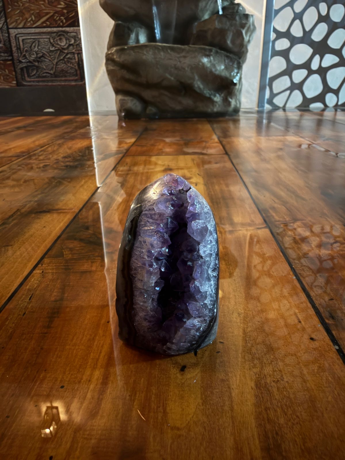 Dark Amethyst Geode