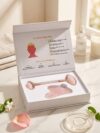 Rose Quartz Roller and Gua Sha Set
