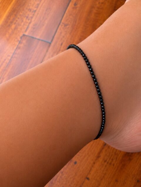 Black Tourmaline Anklet