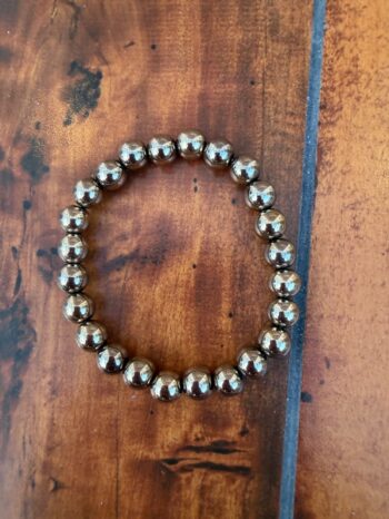 Polished Pyrite Bracelet
